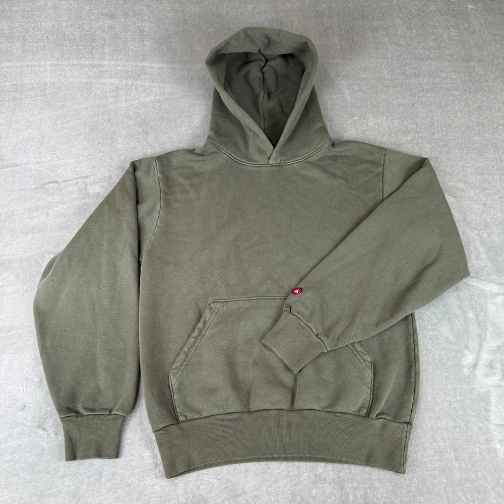 American Giant Vintage Pullover Hoodie Mens Small Olive Green $165 USA New NWOT